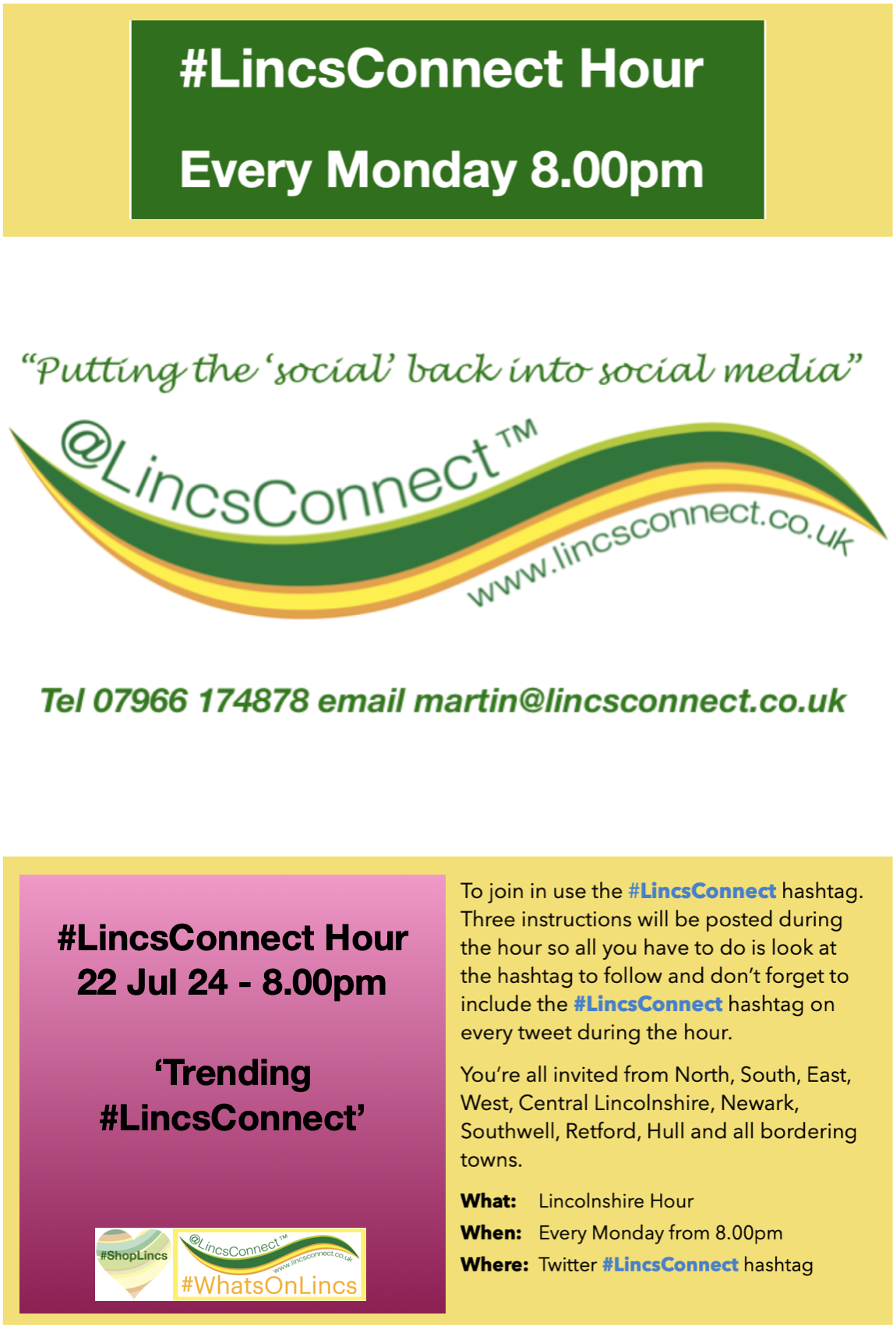 #LincsConnect Hour